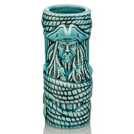 Geeki Tikis Disney Pirates Of The Caribbean Jack Sparrow Mug | Holds 22 Ounces - Blue