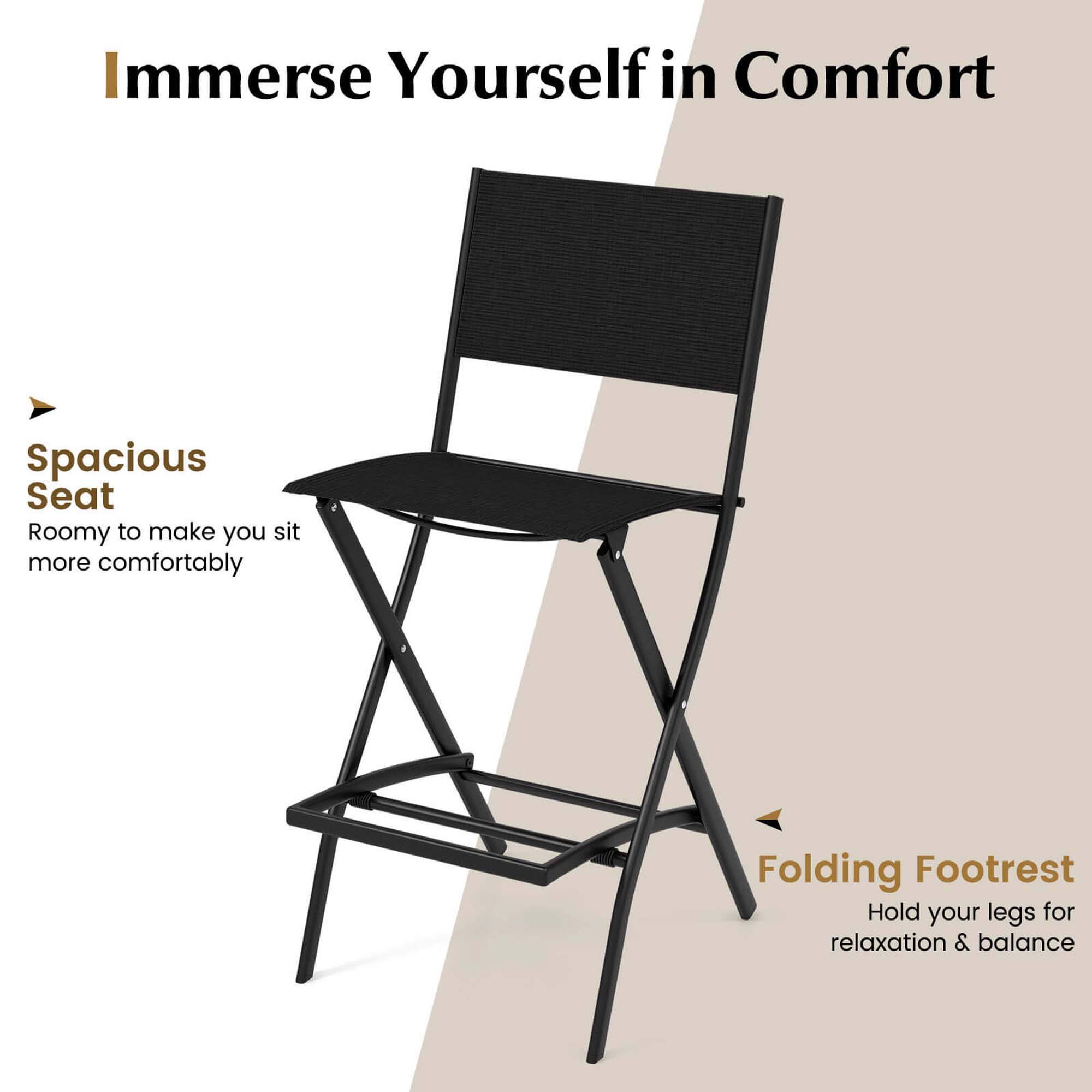 Immerse Yourself in Comfort

Spacious Seat
Roomy to make you sit more comfortably

Folding Footrest
Hold your legs for relaxation & balance