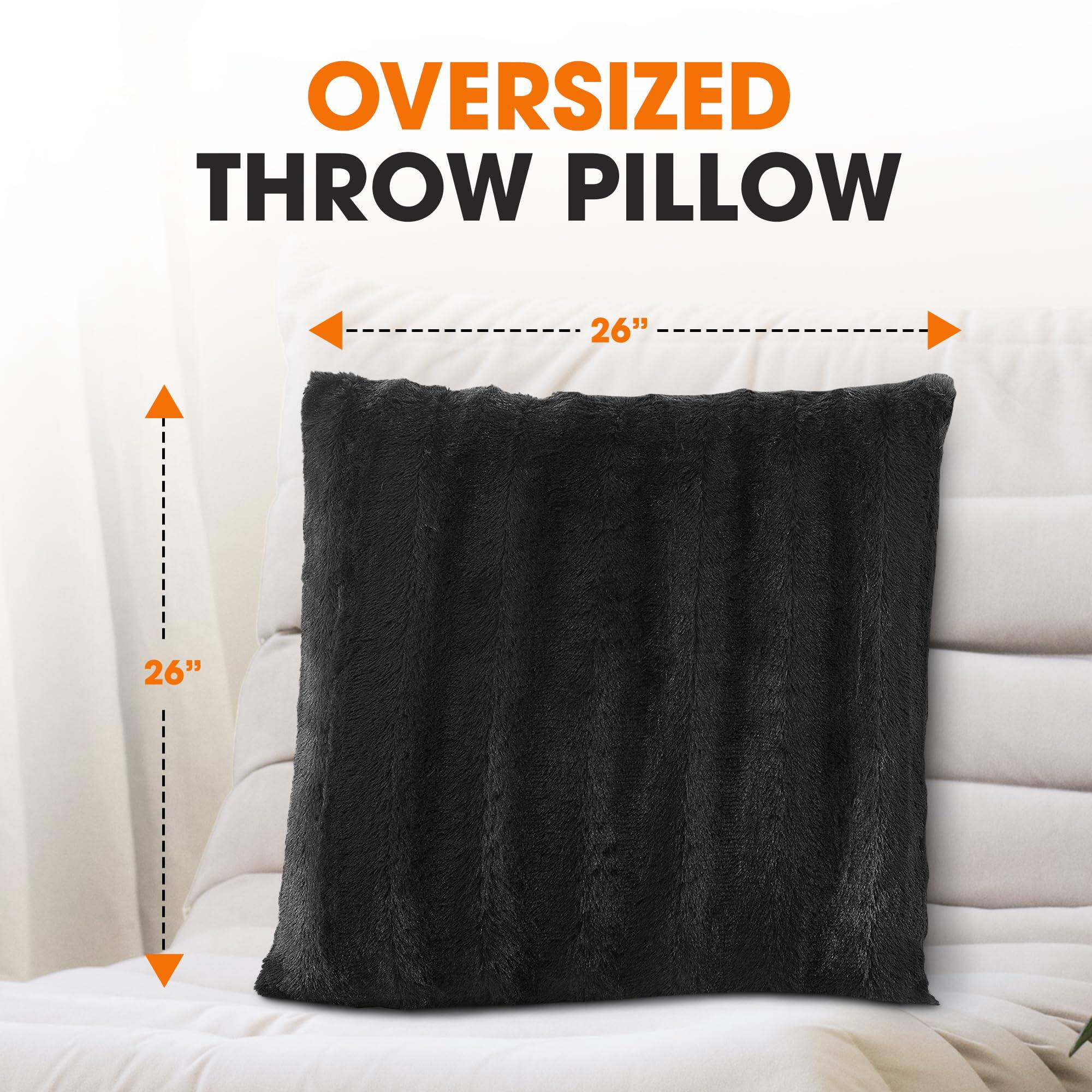 Oversized Throw Pillow  
26" x 26"