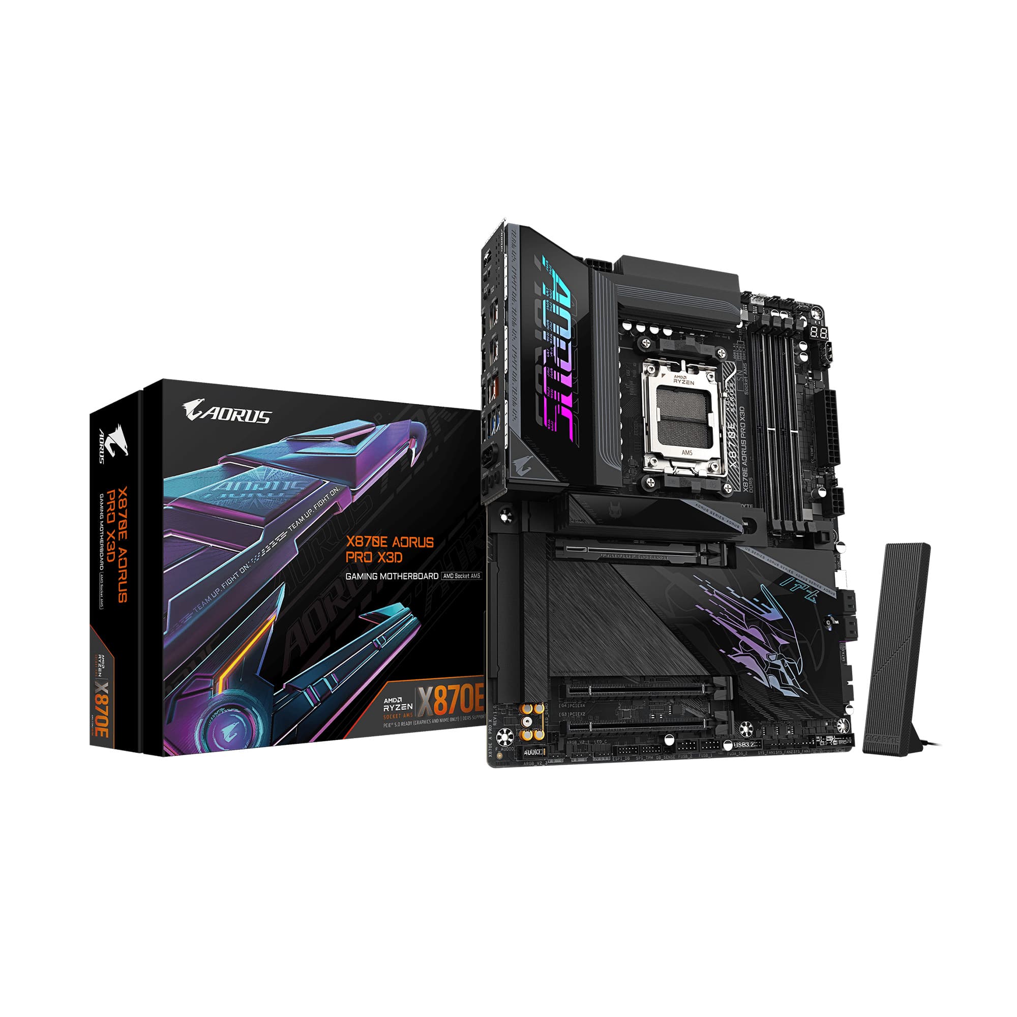 GIGABYTE - X870E AORUS PRO X3D - Black