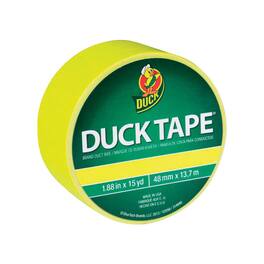 Duck - 1.88 in. W X 15 yd L Yellow Solid Duct Tape
