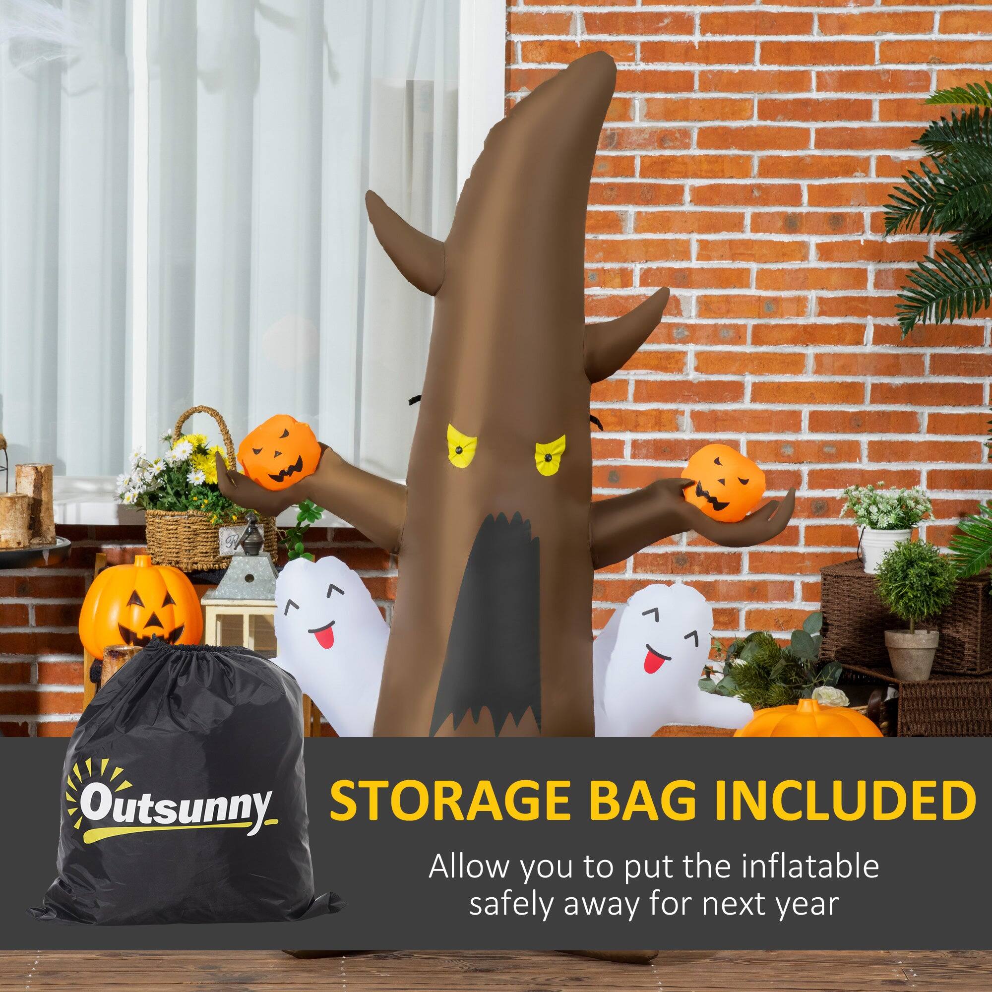 Outsunny STORAGE BAG INCLUDED  
Allow you to put the inflatable safely away for next year