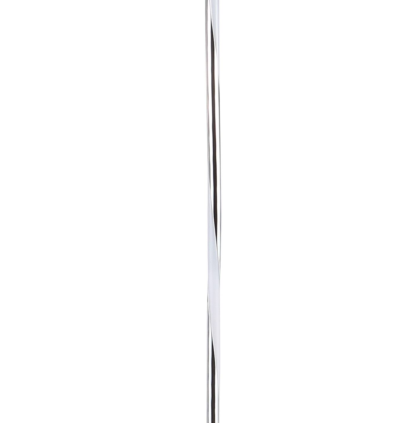 Alt View 3. Jonathan Y - Pilar 63.75" LED Integrated Floor Lamp, Chrome - Chrome.
