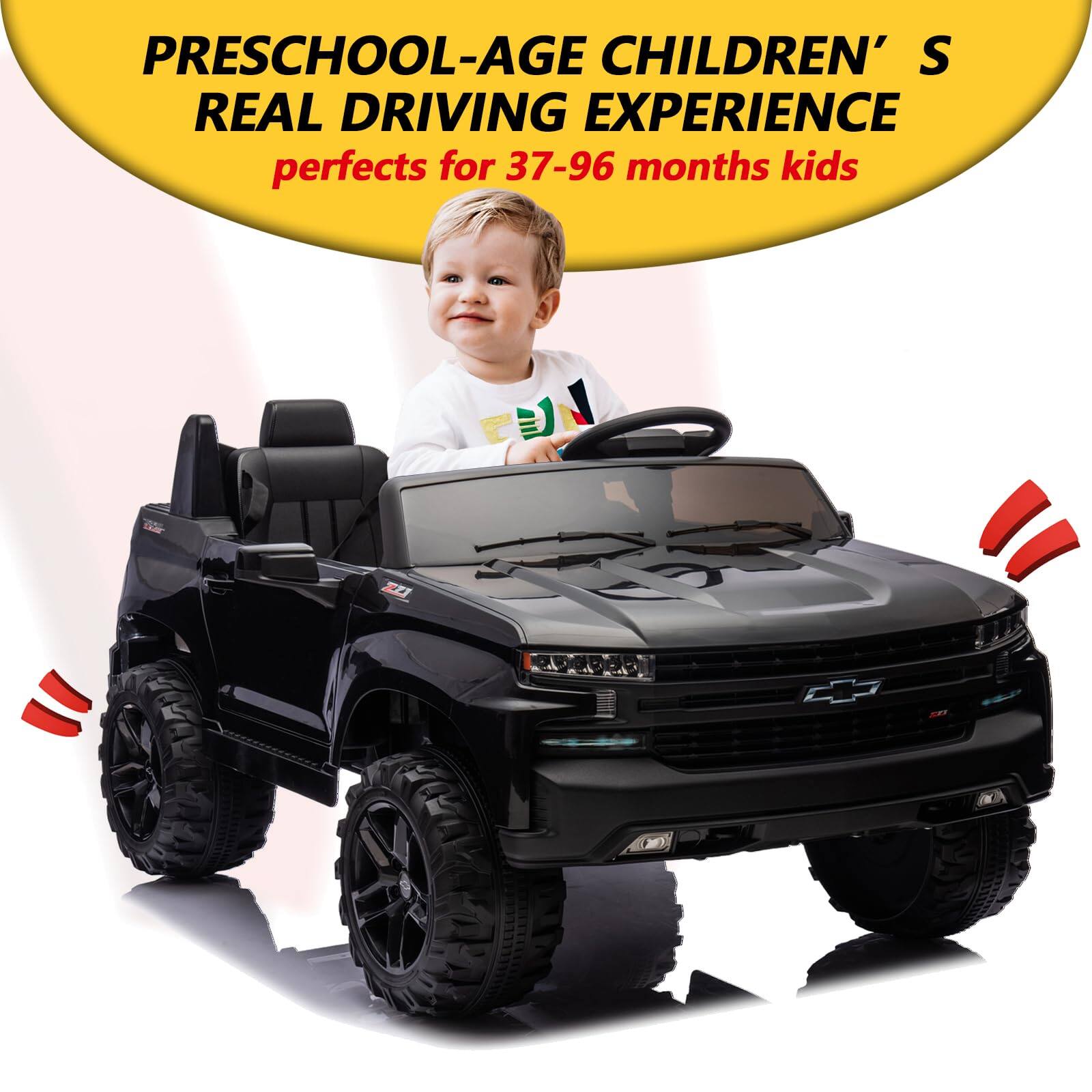 PRESCHOOL-AGE CHILDREN'S REAL DRIVING EXPERIENCE  
perfects for 37-96 months kids