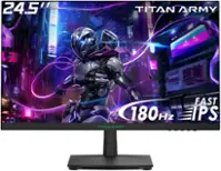 Titan-army - P2510G 24.5” Gaming Monitor, IPS 1ms GTG 180Hz 1920×1080 FHD FreeSync 99% sRGB with HDR10 (DisplayPort, HDMI) - Black - Front_Zoom