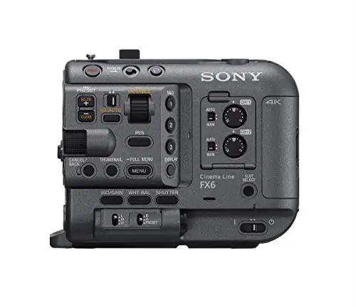 Sony FX6 Cinema Line Full Frame Camera Body Black ILMEFX6V - Best Buy