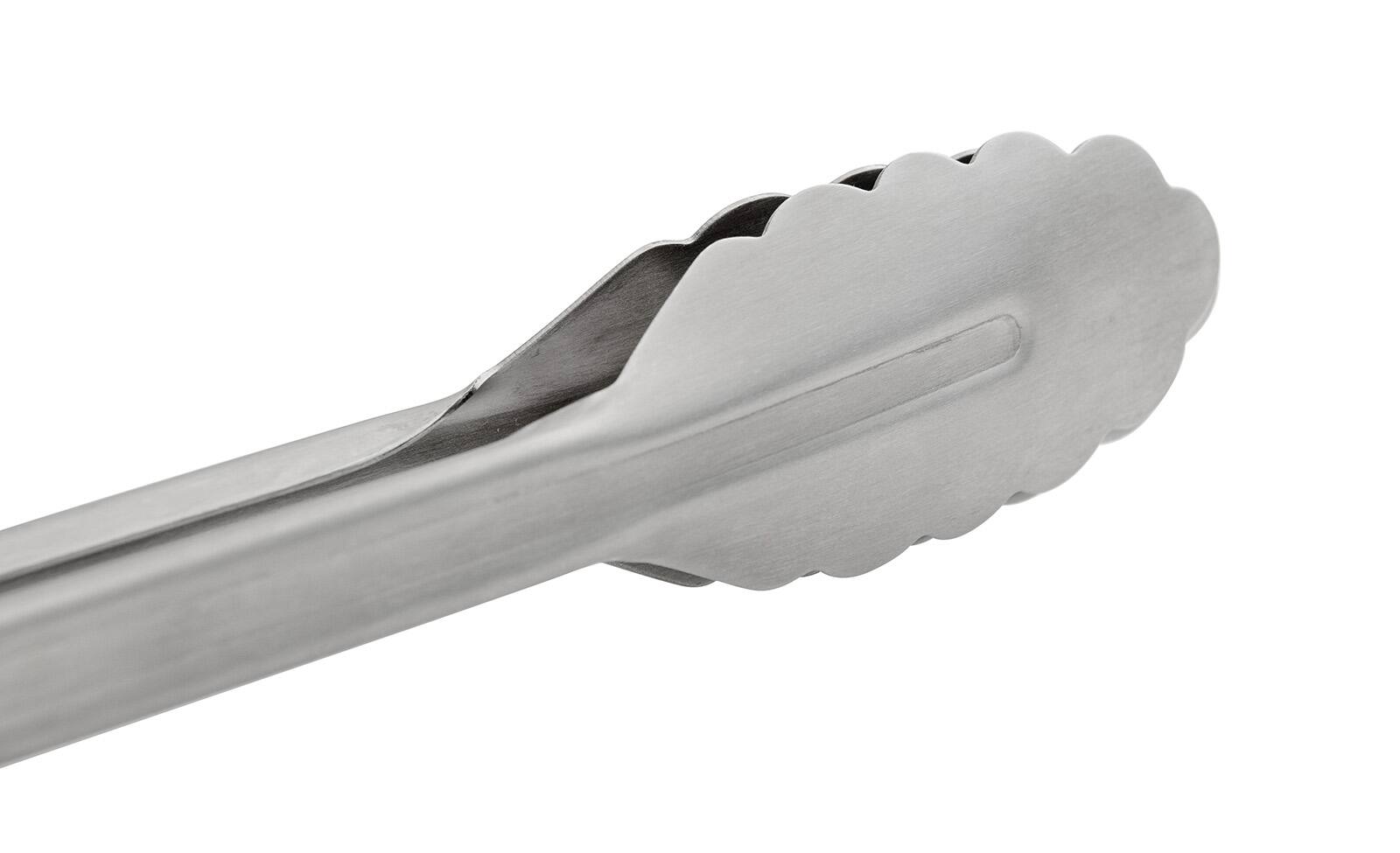 Alt View 2. Cuisipro - 12 Inch Stainless Steel Locking Tongs - Silver.