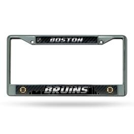 Rico Industries - Boston Bruins NHL Chrome Metal License Plate Frame - Multi