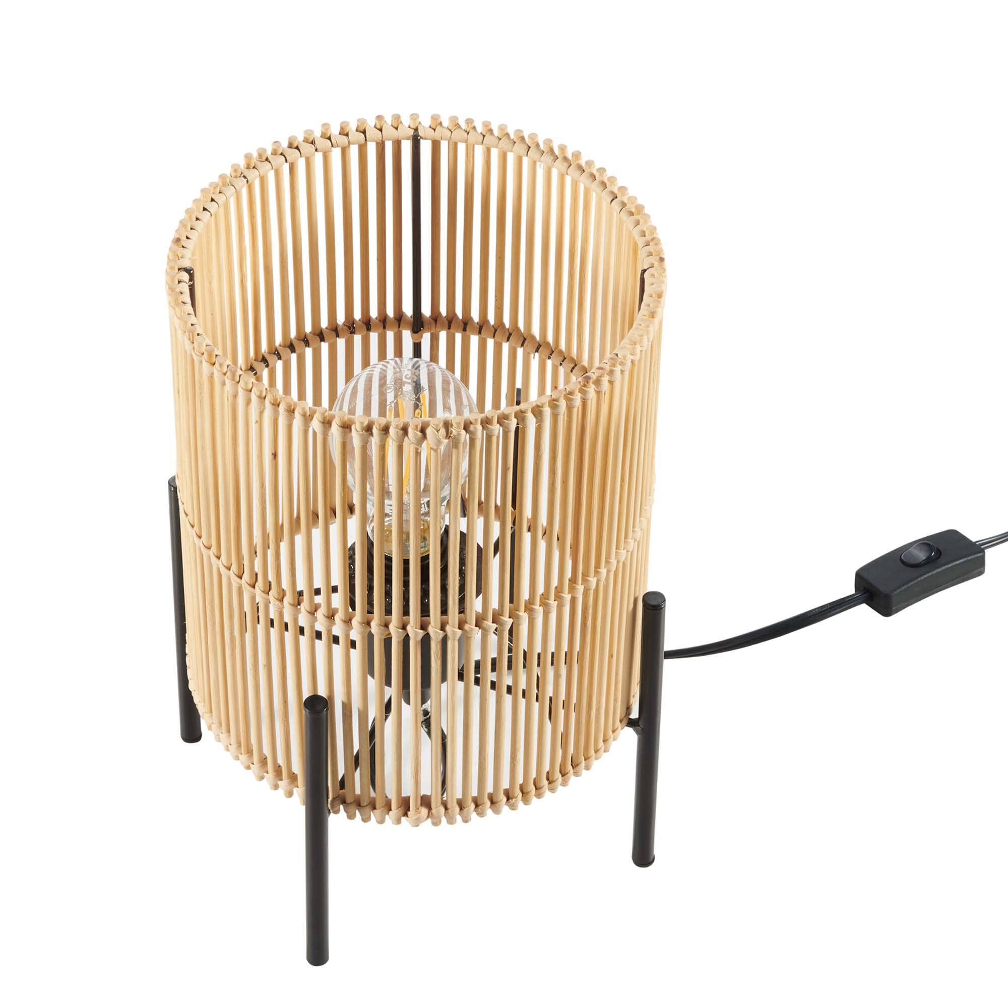 Alt View 2. Modway - Casen Bamboo Table Lamp by Modway - Natural.