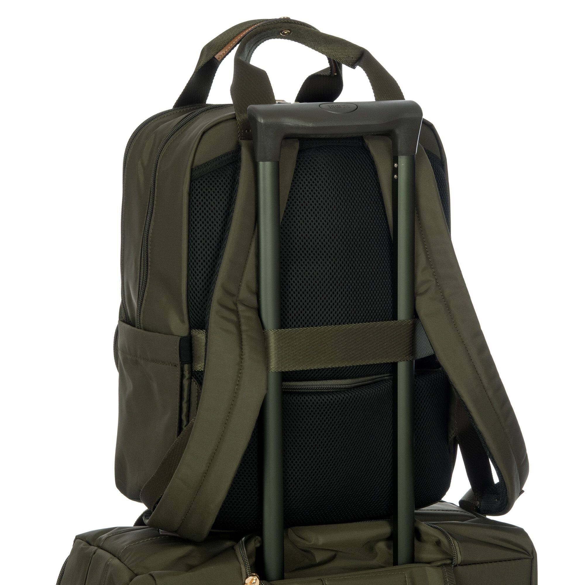 Left. Bric's - Bric's X-travel Urban Backpack - Olive.
