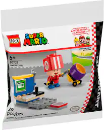 Super Mario Kart - Toad (Pit Crew) Building Toy 30702