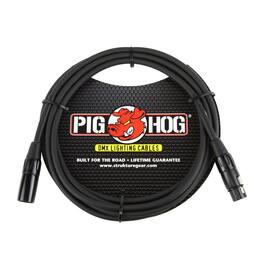 Pig Hog - PHDMX10 3-Pin DMX Lighting Cable (Black,10-Feet)