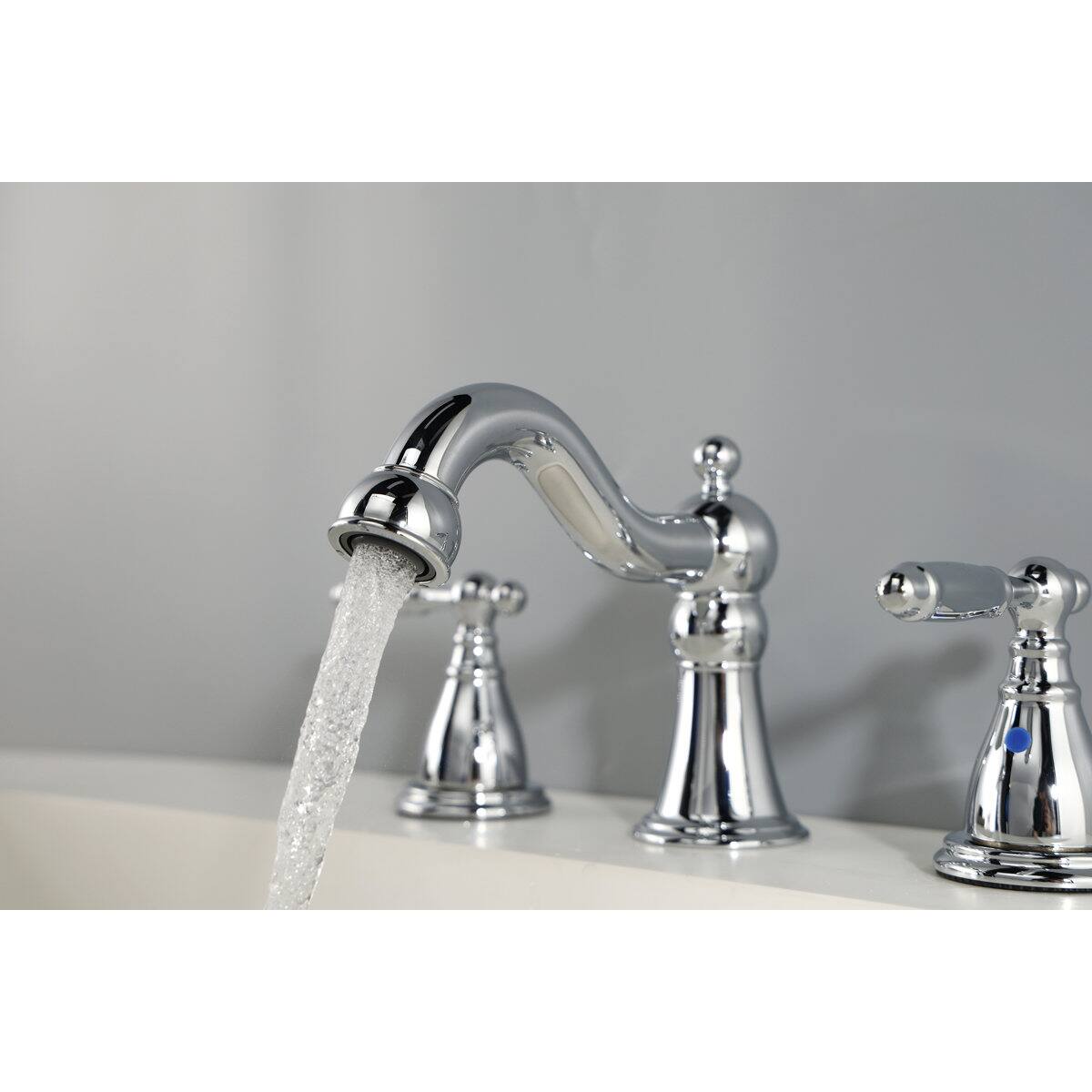 Alt View 1. Bothwa Home - Bothwa Home Bathroom Faucet For bathroom Sink  With Two Handles And Supply Lines - Chrome.