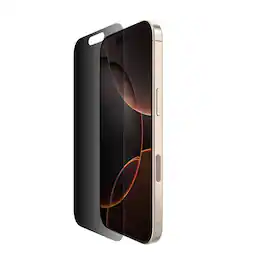 Belkin - ScreenForce InvisiGlass Privacy Filter Screen Protector for Apple iPhone Air - Black
