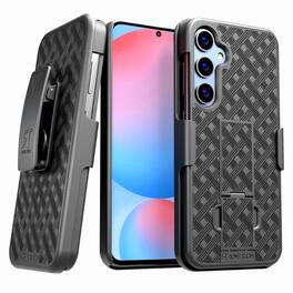 RomeTech - Shell Holster Combo Case for Samsung Galaxy S24 FE - Black