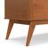 Alt View 6. Simpli Home - Draper 60W Low TV Stand with Doors and Shelves - Teak Brown.