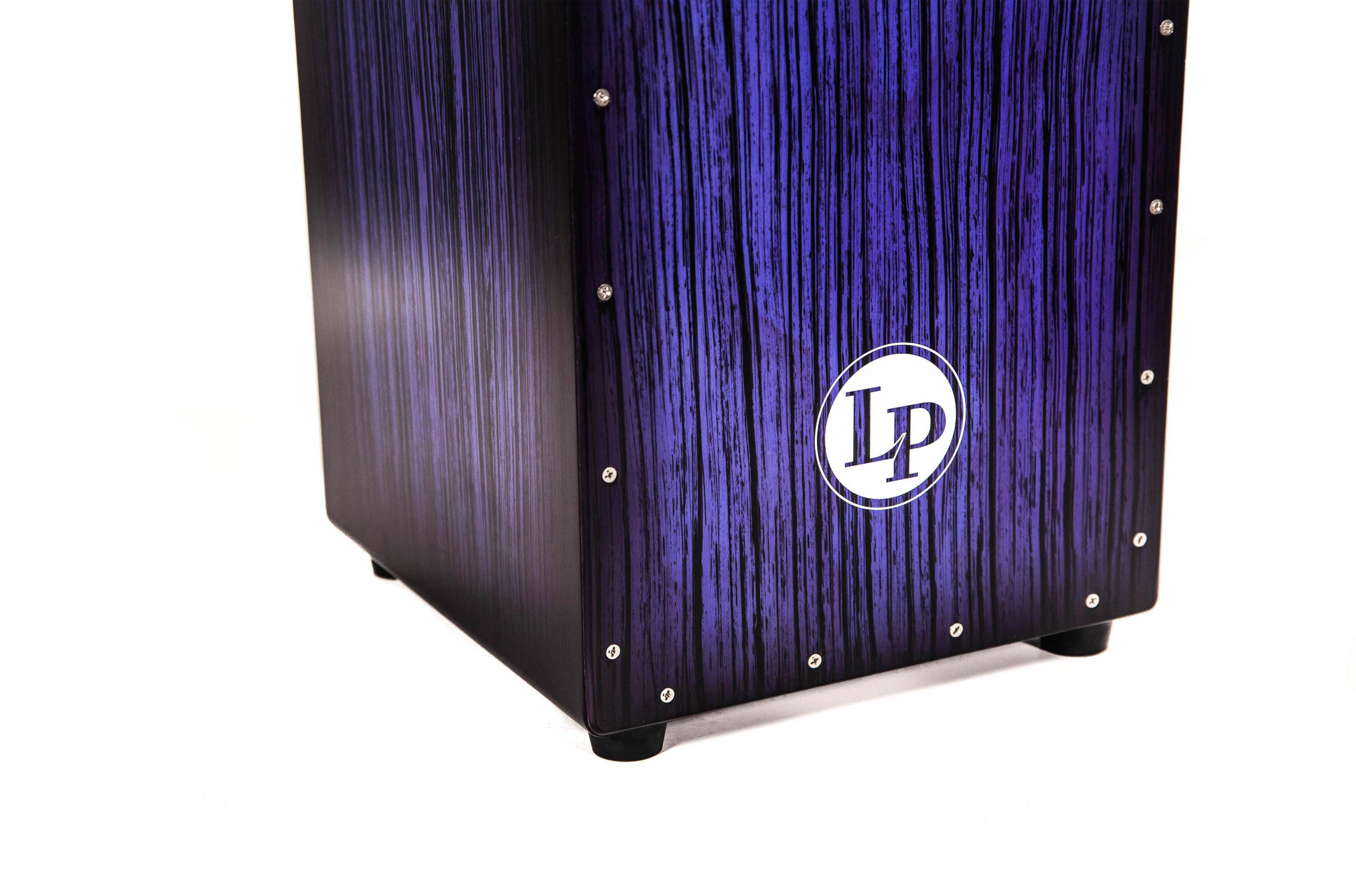 Angle. Latin Percussion - Snare Cajon Drum Birch Poplar Body Snare Wires Rubber Feet.