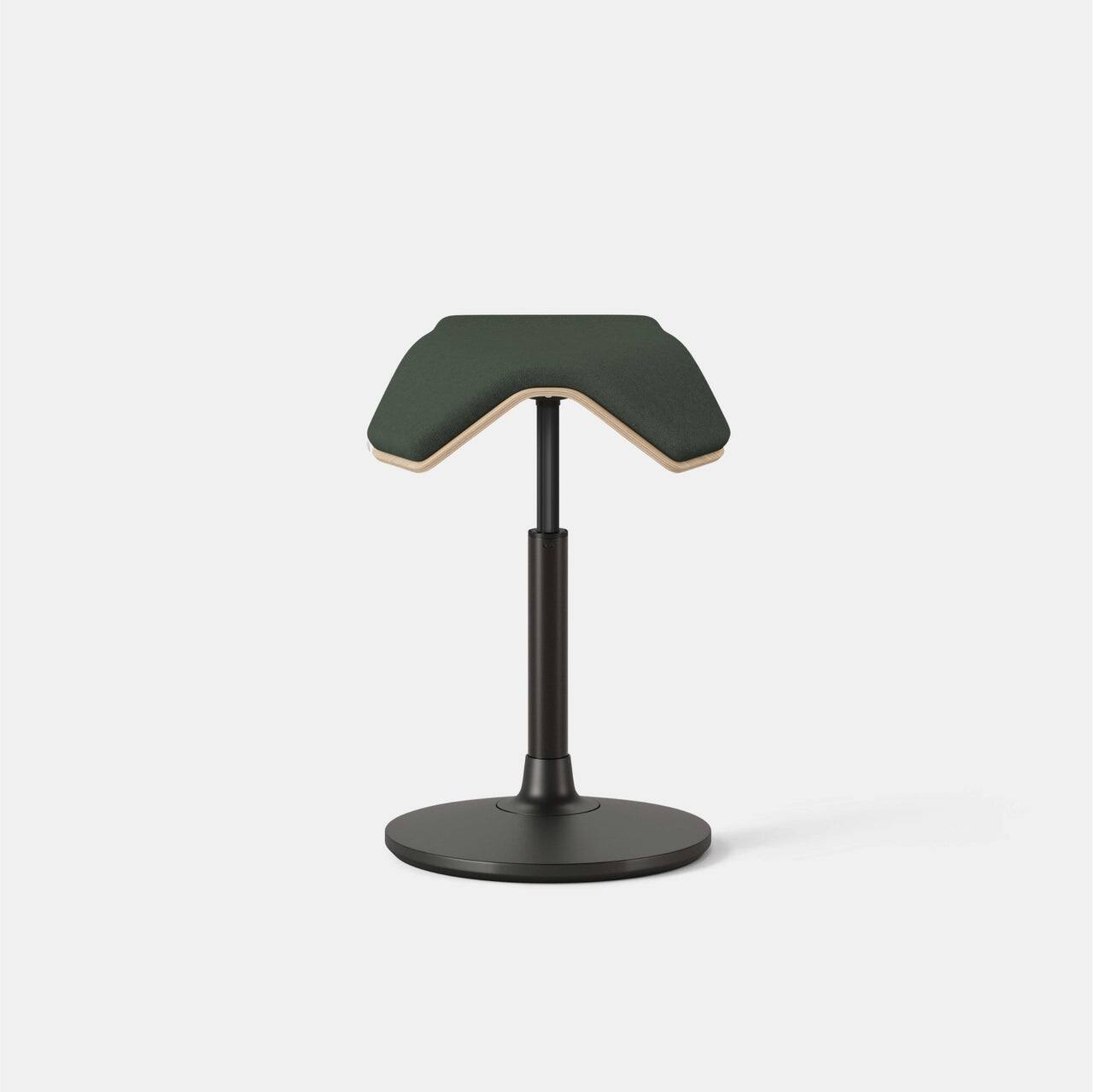 Front. Branch Furniture - Saddle Stool Plus - Forest / Wood.