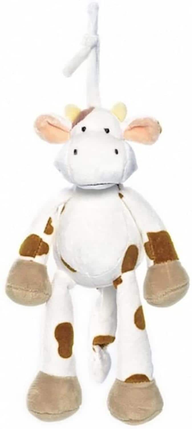 TriAction Toys - Teddykompaniet Diinglisar Collection 10 Inch Musical Plush Animal | Cow - White price history on PriceWatchPro