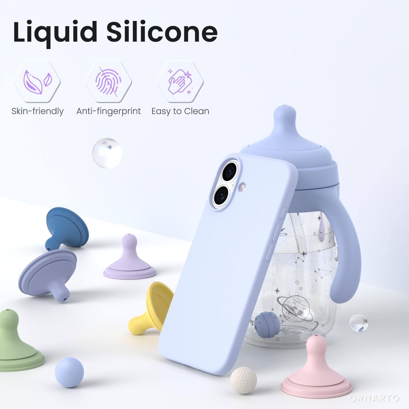 Liquid Silicone

Skin-friendly  
Anti-fingerprint  
Easy to Clean  

ORNARTO