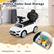 Hidden Under-Seat Storage
Drive with adorable toys
Building Blocks
Toys
Snacks