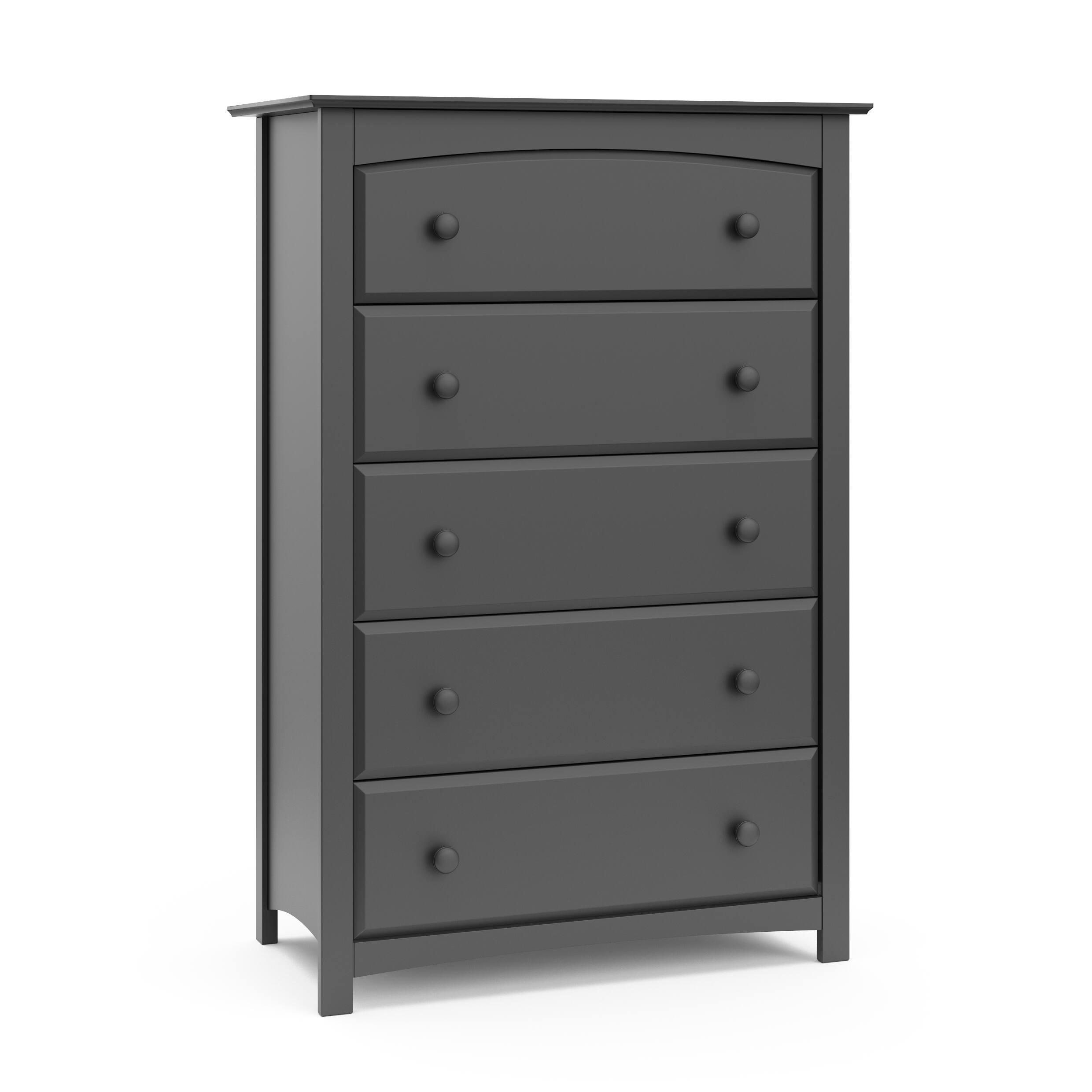 Front. Storkcraft - Kenton 5-Drawer Dresser - Gray.