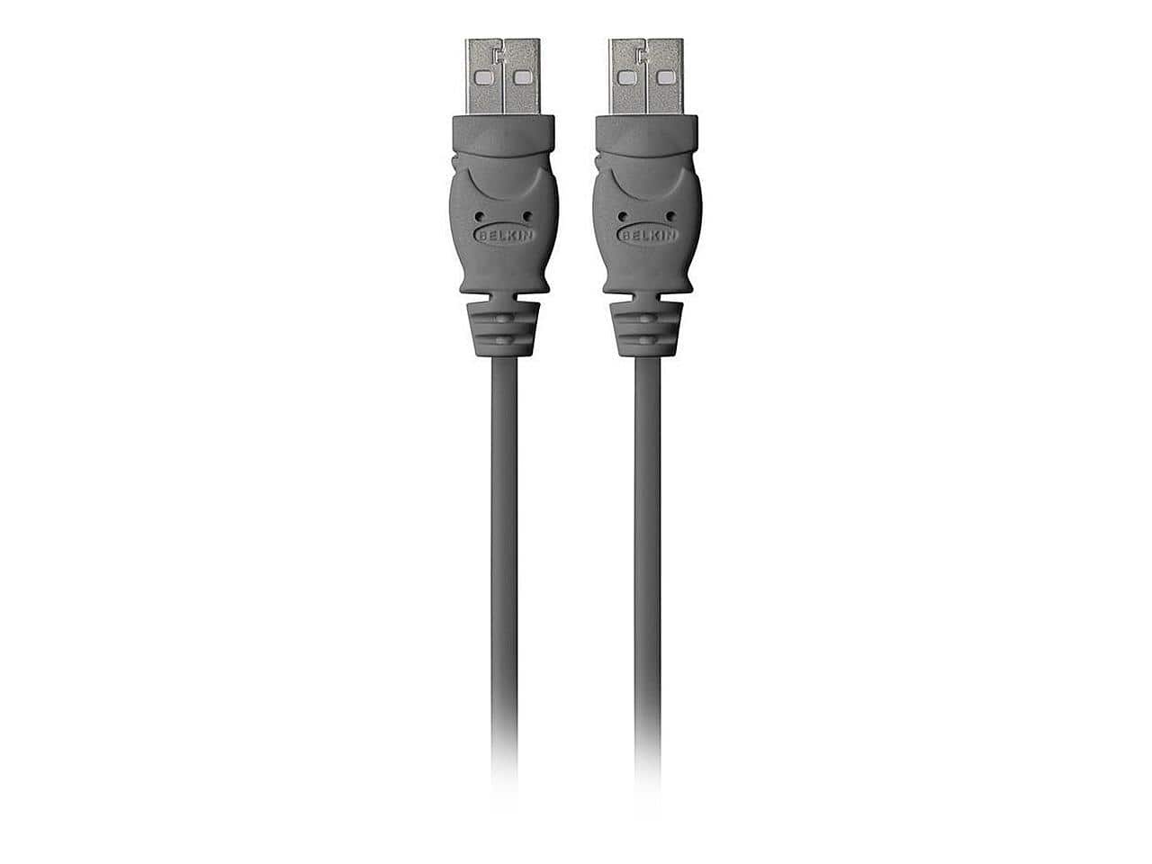 Belkin - F3U131-10 10 ft. USB A Male to Male Transfer Cable