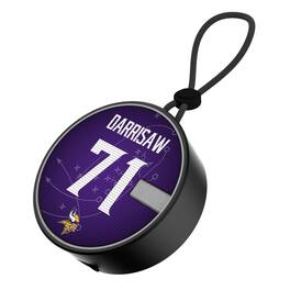 Keyscaper - Christian Darrisaw Minnesota Vikings Bluetooth IP67 Waterproof Speaker - Black