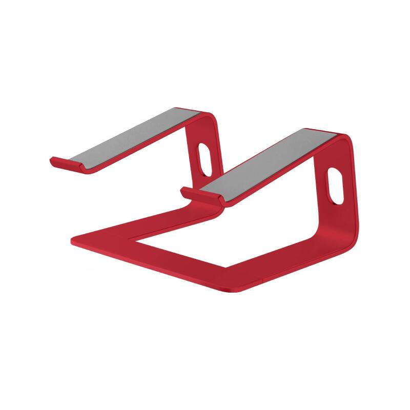 Front. Resource Ludis - Ergonomic Laptop Elevator Holder Stand - Red.
