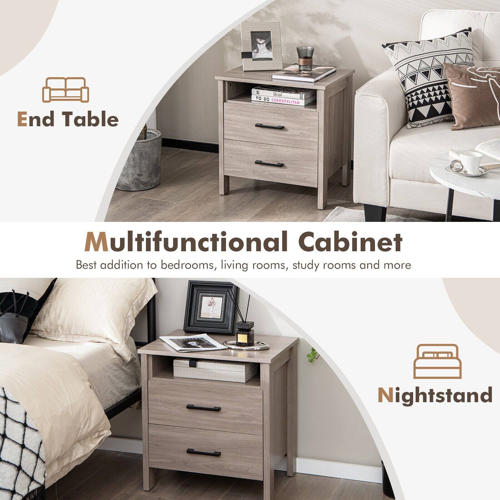 End Table

Multifunctional Cabinet  
Best addition to bedrooms, living rooms, study rooms and more

Nightstand