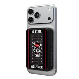 Keyscaper - NC State Wolfpack 5000mAh Wireless Magnetic Power Bank - Black