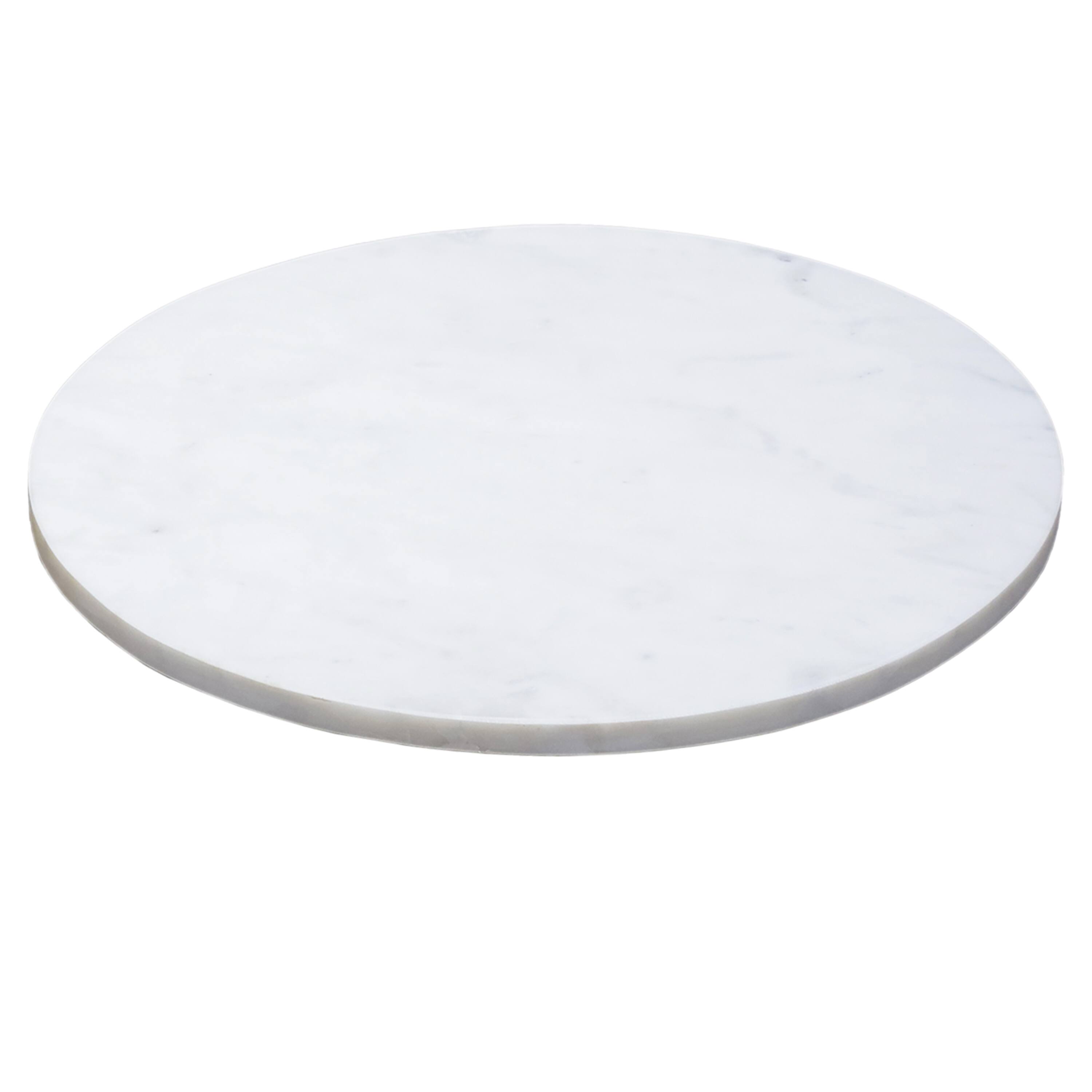 Alt View 3. Manhattan Lane - Accent Side Table, 14.5 Inch Round White Marble Top, Antique Brass Hammered Pedestal Base - Antique Brass, White.