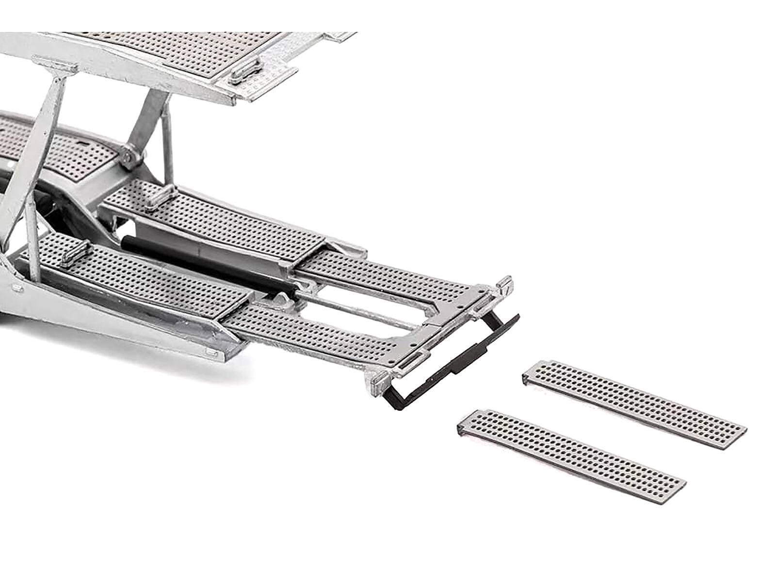 Left. GCD - Mercedes-Benz Actros Auto Transporter Yellow 1/64 Diecast Model by GCD - Yellow.