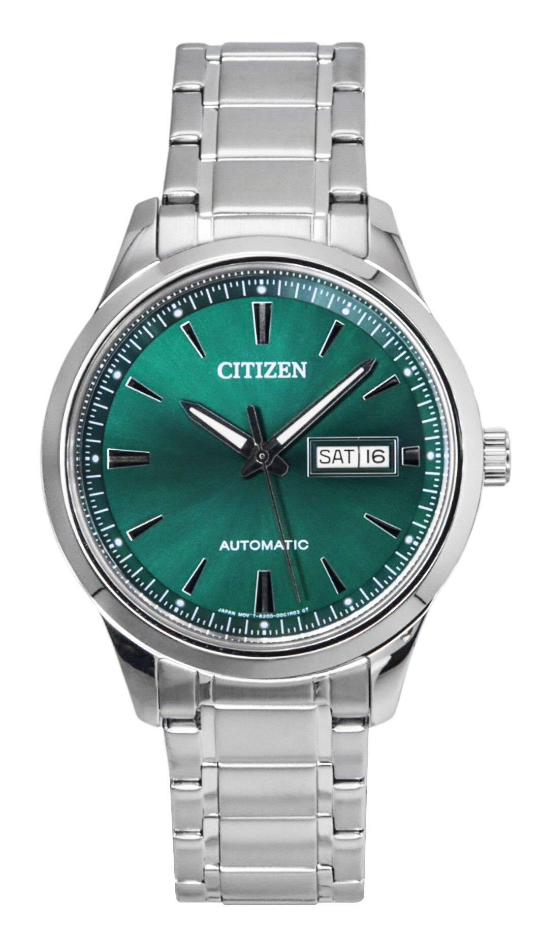 Citizen - Stainless Steel Dial Automatic NY4058-79X Men's Watch - Green