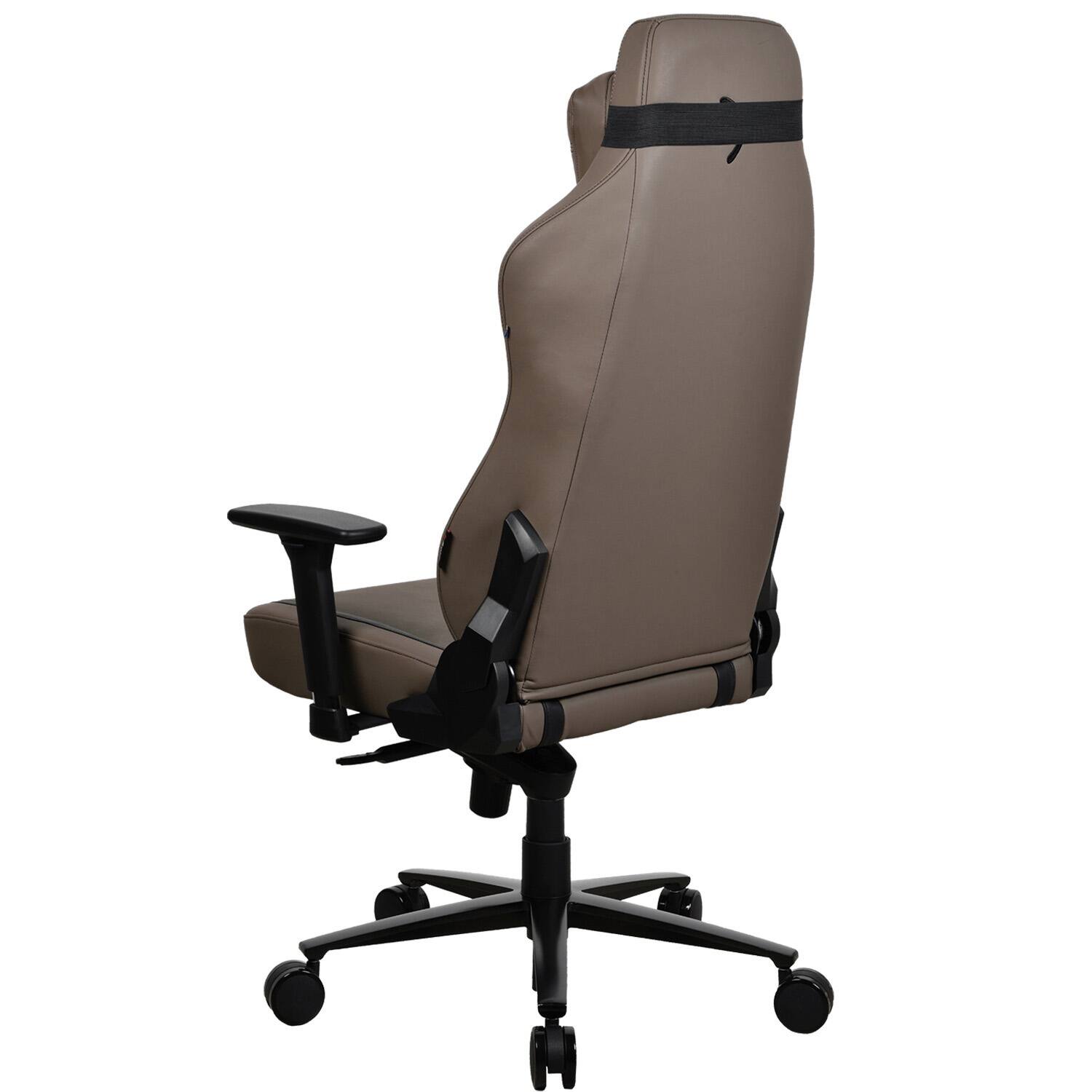 Alt View 12. Arozzi - Vernazza Soft PU Gaming Chair - Brown.