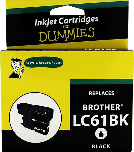 Best Buy For Dummies Brother Lc61 Remanufactured Inkjet Cartridge Black Db Lc61bk 