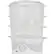 Front. Kalorik - 3-Tire Food Steamer - Clear.