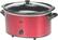 Angle Standard. Kalorik - 6-Quart Slow Cooker - Red.