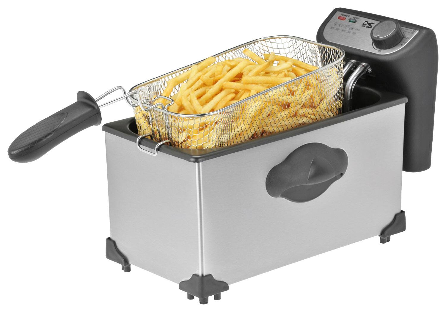 Best Buy: Kalorik 4-Quart Deep Fryer Stainless Steel FT 36673