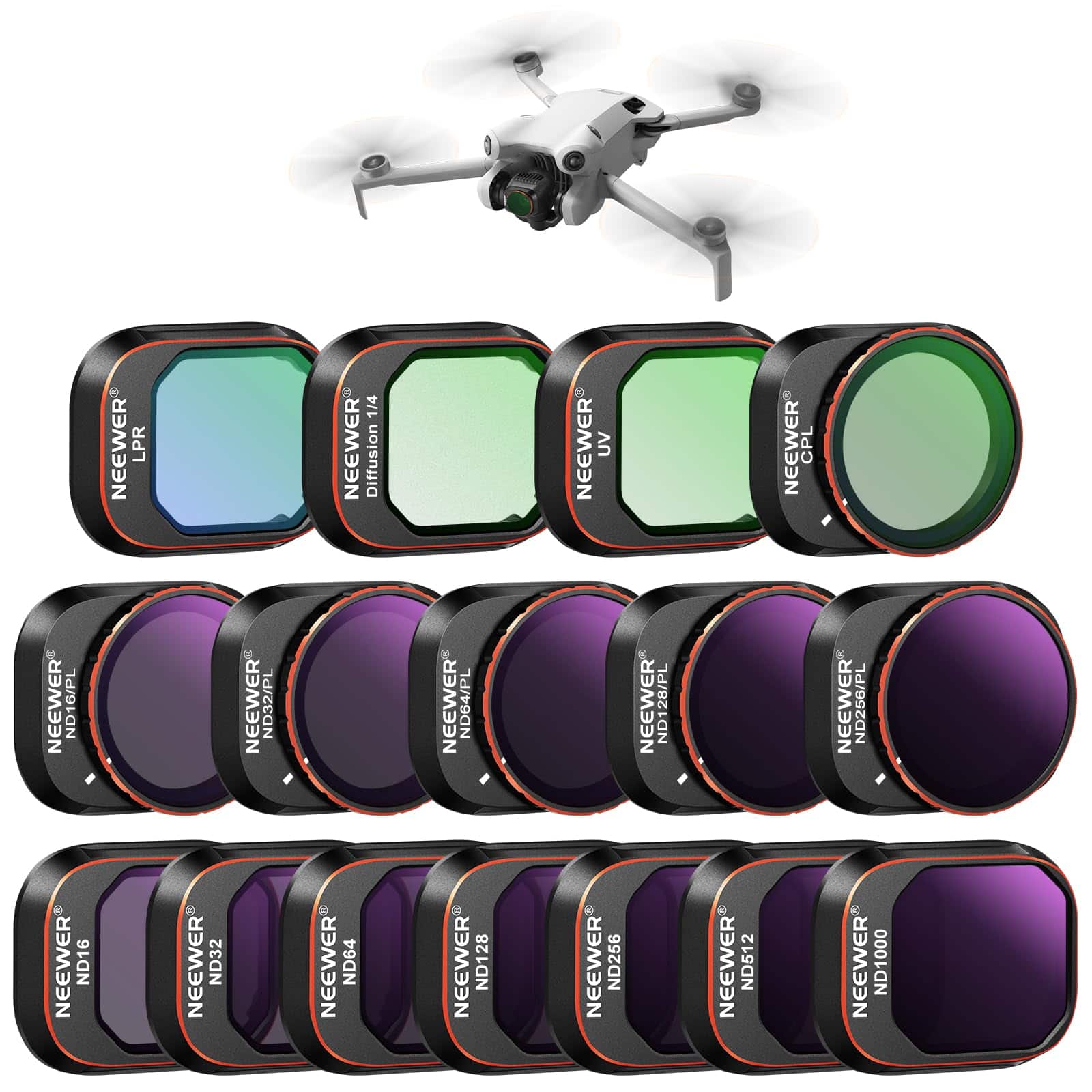 Neewer - DJI Mini 4 Pro 16-Pack Filter Kit