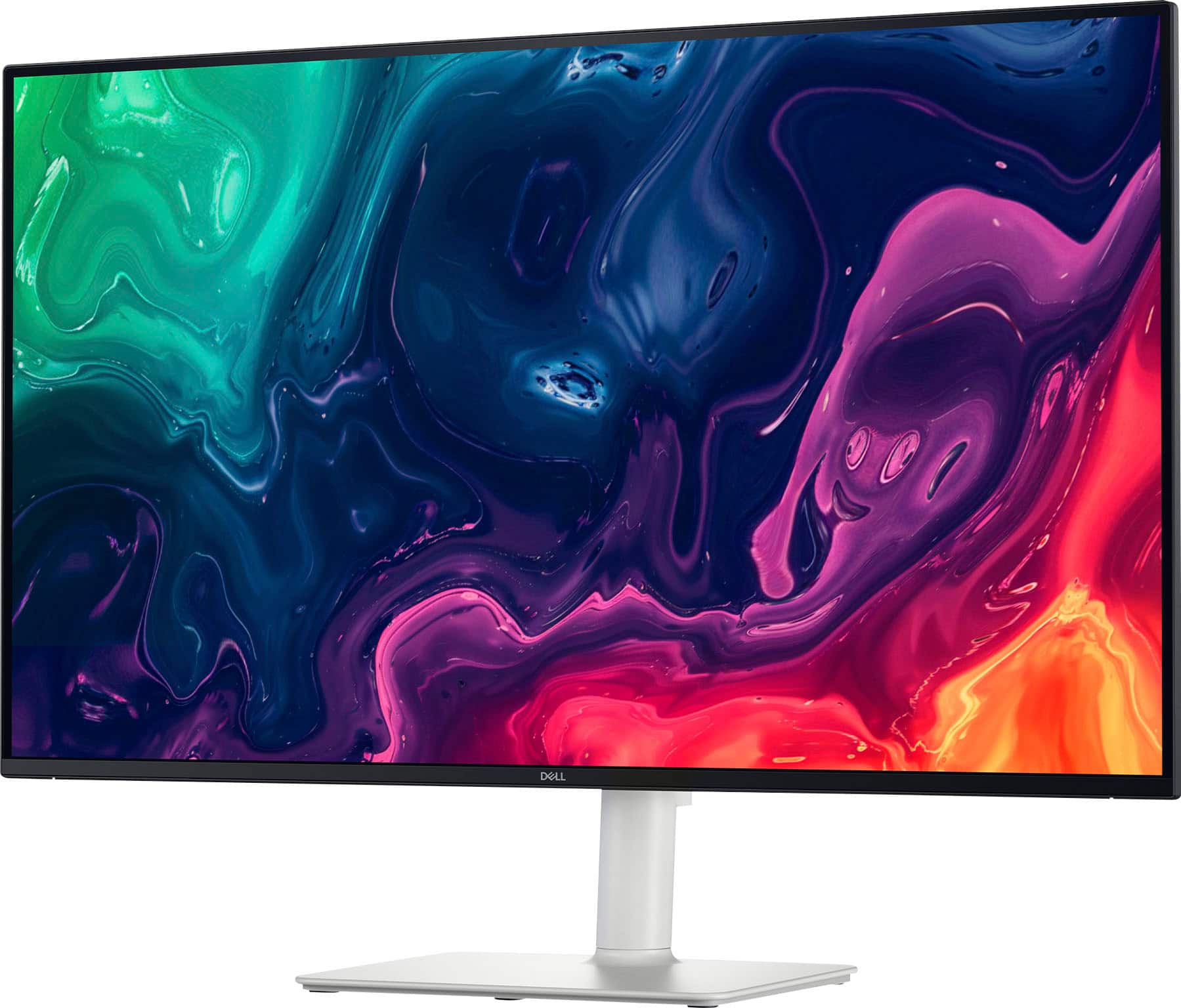 Alt View 7. Dell - S3225QS 31.5" VA LED 4K UHD 120Hz FreeSync Monitor with HDR (HDMI, DisplayPort) - White.