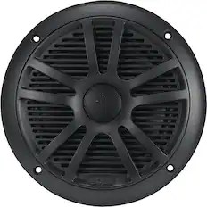Front. BOSS Audio - MR6B 6-1/2" Marine Speakers with Carbon-Composite Cones (Pair) - Black.