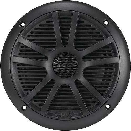 BOSS Audio - MR6B 6-1/2" Marine Speakers with Carbon-Composite Cones (Pair) - Black