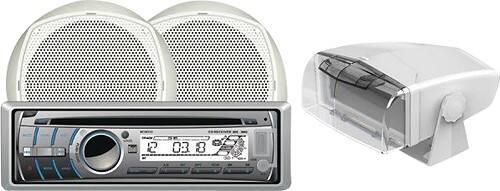 Front Standard. Dual - CD - Marine - In-Dash Receiver with Detachable Faceplate and Remote.
