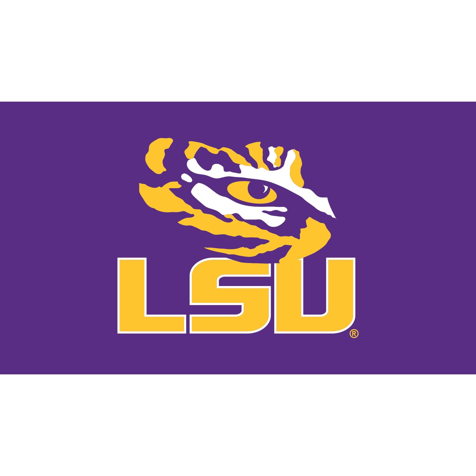 Evergreen Enterprises - LSU Tigers 28" x 16" Turf Mat - Multicolor