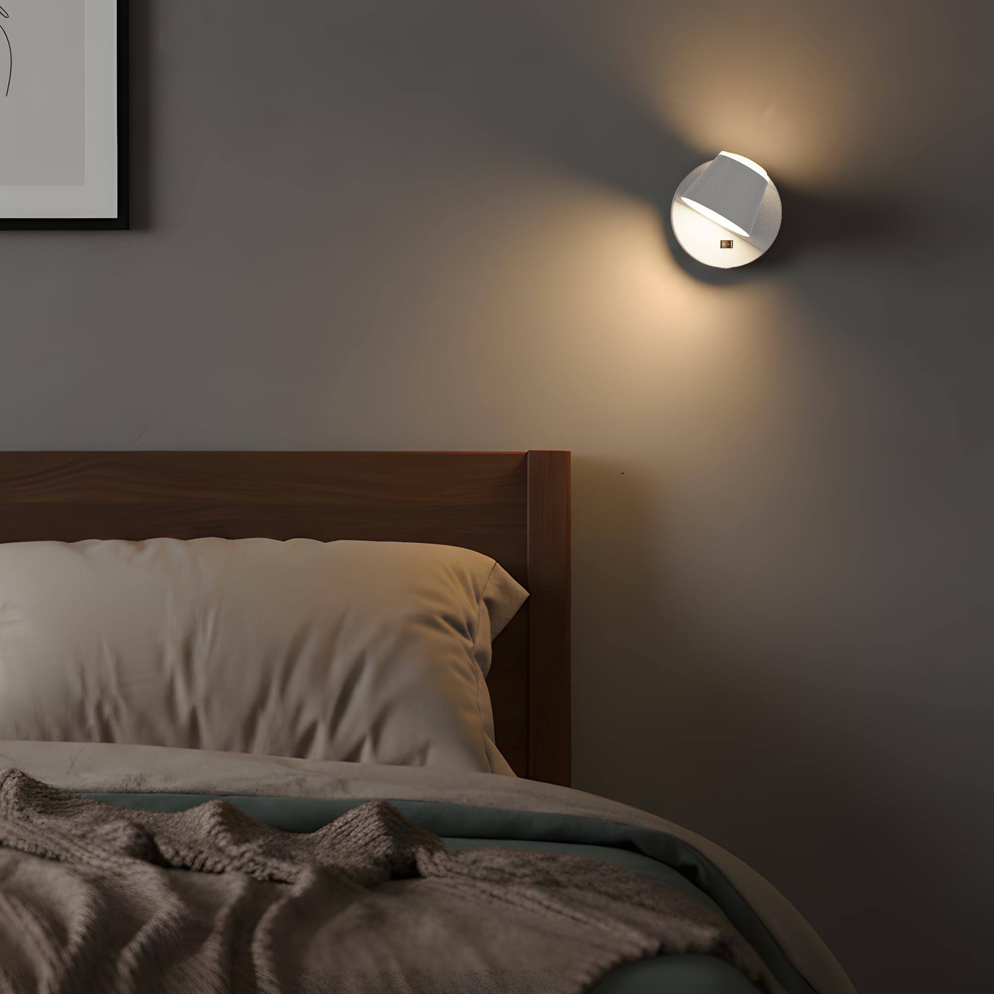 Alt View 5. TECH SAFARI - Operated Wall Lights Set Of Two Led Rechargeable Sconce With mah cct And Dimmable Magnetic Rotation Cordles - White 1 PC Battery operated.