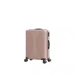 Winado - 20" Hardshell Carry On Luggage with Spinner Wheels Lightweight PP Hardside Small Suitcase with Built-in Lock - Pink