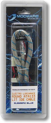 Front Standard. Modware - 1.6' Serial ATA/133 Cable - Blue.