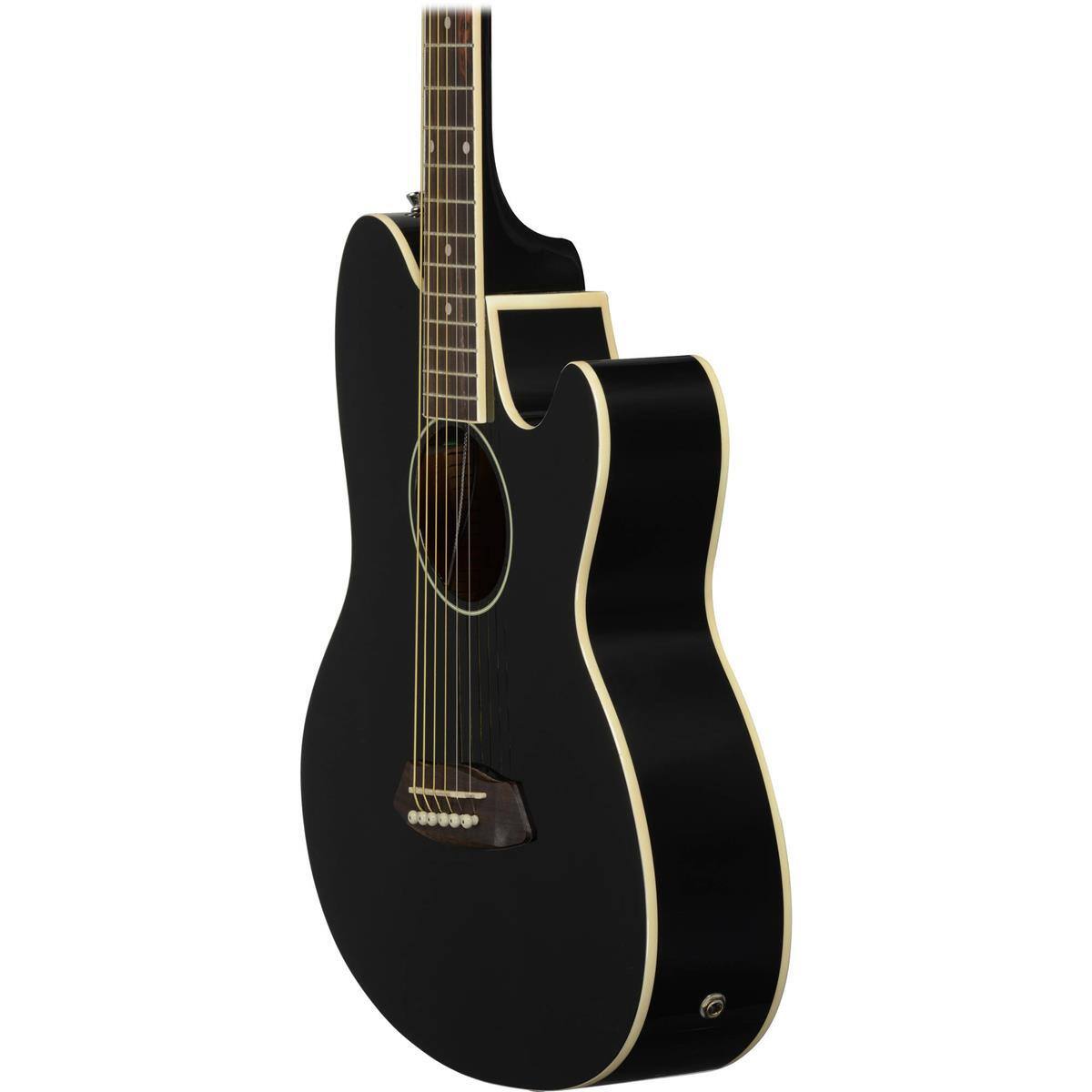 Alt View 1. Ibanez - Ibanez Talman Series TCY10E Acoustic Electric Guitar, Rosewood Fretboard, Black High Gloss.