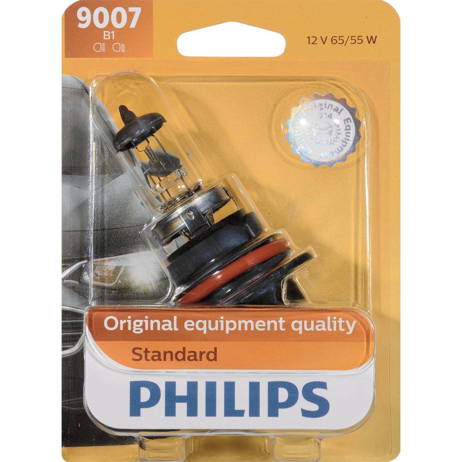 9007 B1  
12 V 65/55 W  

Original equipment quality  
Standard  

PHILIPS